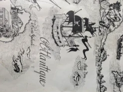 Affiche ancienne sur la Guadeloupe imp par Jarry signée par G.Costes.