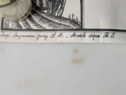 Affiche ancienne sur la Guadeloupe imp par Jarry signée par G.Costes.