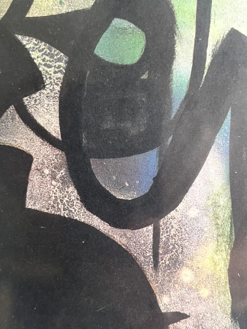 Affiche originale de fondation Miró Barcelone, Espagne 1982