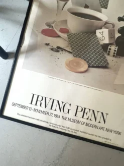 Affiche originale et officielle Moma New York, Irving Penn 1984