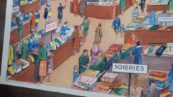 Affiche pédagogique scolaire, le grand magasin, Rossignol Montmorillon