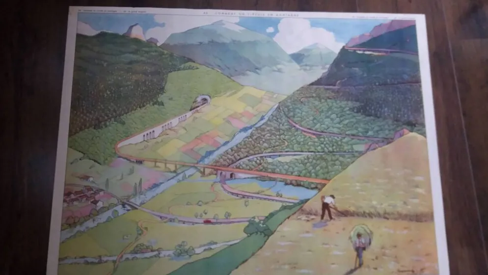 Affiche pédagogique scolaire, le grand magasin, Rossignol Montmorillon
