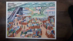 Affiche pédagogique scolaire, le grand magasin, Rossignol Montmorillon