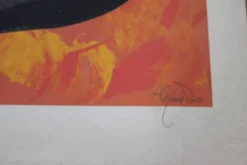 Affiche sérigraphie Mujer de l'artiste ramon alejandro numérotée 48/60