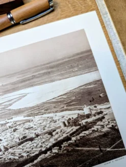 Aigues-Mortes, vintage, planche photo imprimée en 1935.