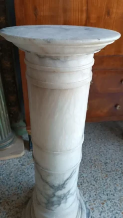Alabaster column from the late 19th century.