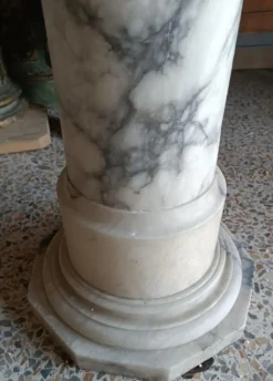 Alabaster column from the late 19th century.