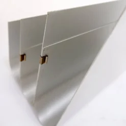 Aluminum Magazine Rack by Pierre Vandel for Espace Pierre Cardin, 1970s