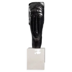 Amédéo Modigliani (1884-1920) Sculpture "Tête de jeune fille à la frange"