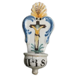 ancien Bénitier en Faience