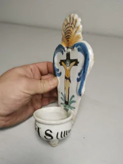 ancien Bénitier en Faience