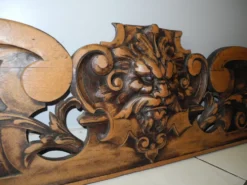 Ancien fronton bois 170cm