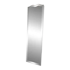 Ancien grand miroir biseauté sur pied