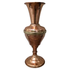 Ancien grand vase en cuivre de Villedieu les Poêles Gaor H37.5cm