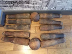 Ancien jeu de quilles 1900 en bois