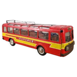 Ancien jouet – Bus Eurobus en tôle par Joustra