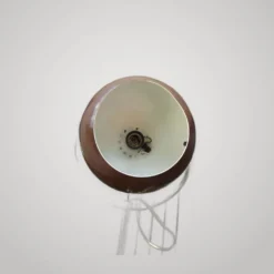 Ancien lampadaire REGGIANI G21 Made in Italy à 2 globes vintage design 1970