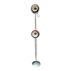 Ancien lampadaire REGGIANI G21 Made in Italy à 2 globes vintage design 1970