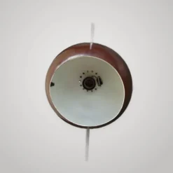 Ancien lampadaire REGGIANI G21 Made in Italy à 2 globes vintage design 1970