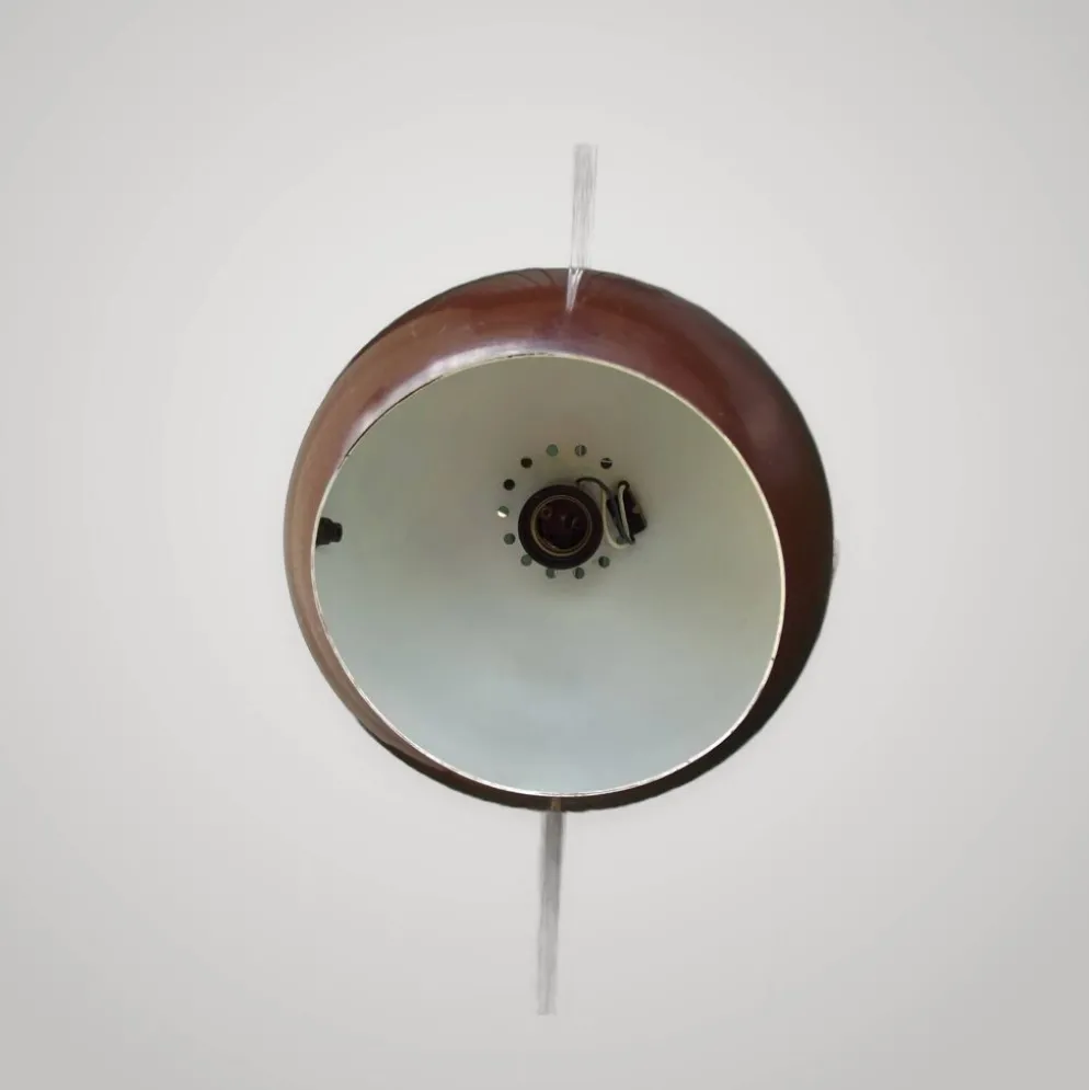 Ancien lampadaire REGGIANI G21 Made in Italy à 2 globes vintage design 1970