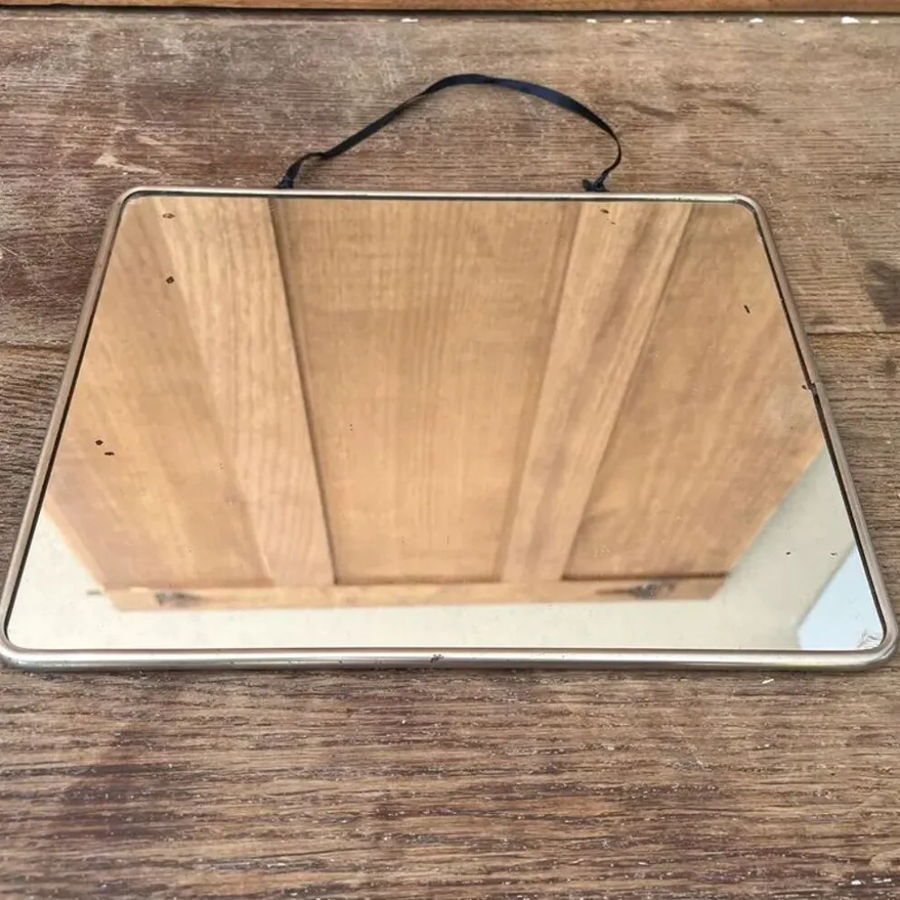 Ancien miroir barbier