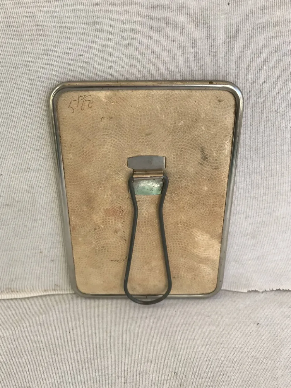 Ancien miroir barbier 13x18cm