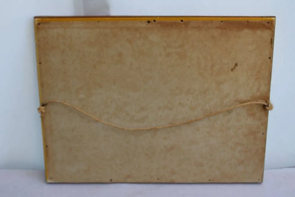 Ancien miroir en bois