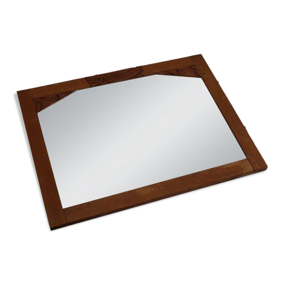 Ancien miroir en bois