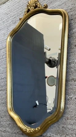 Ancien miroir en bois doré style Louis XV