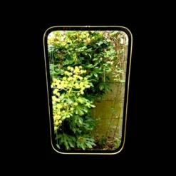 Ancien miroir rétroviseur - forme libre