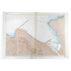 Ancienne carte marine de Bilbao Espagne