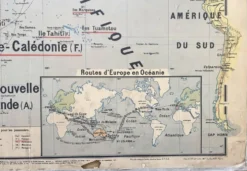 Ancienne carte scolaire Vidal-Lablache 21, Mézières T15, 1900 Océanie