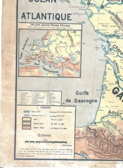 Ancienne carte Vidal Lablache 2, Mézières, T46, 1910 - France Cours d'eau