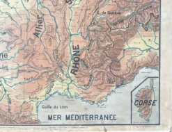 Ancienne carte Vidal Lablache 2, Mézières, T46, 1910 - France Cours d'eau