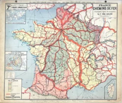 Ancienne carte Vidal-Lablache 7, Mézières, T41, 1900 - France Trains
