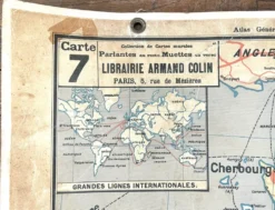 Ancienne carte Vidal-Lablache 7, Mézières, T45, 1910 - France Trains