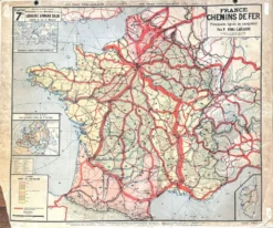 Ancienne carte Vidal-Lablache 7, Mézières, T45, 1910 - France Trains