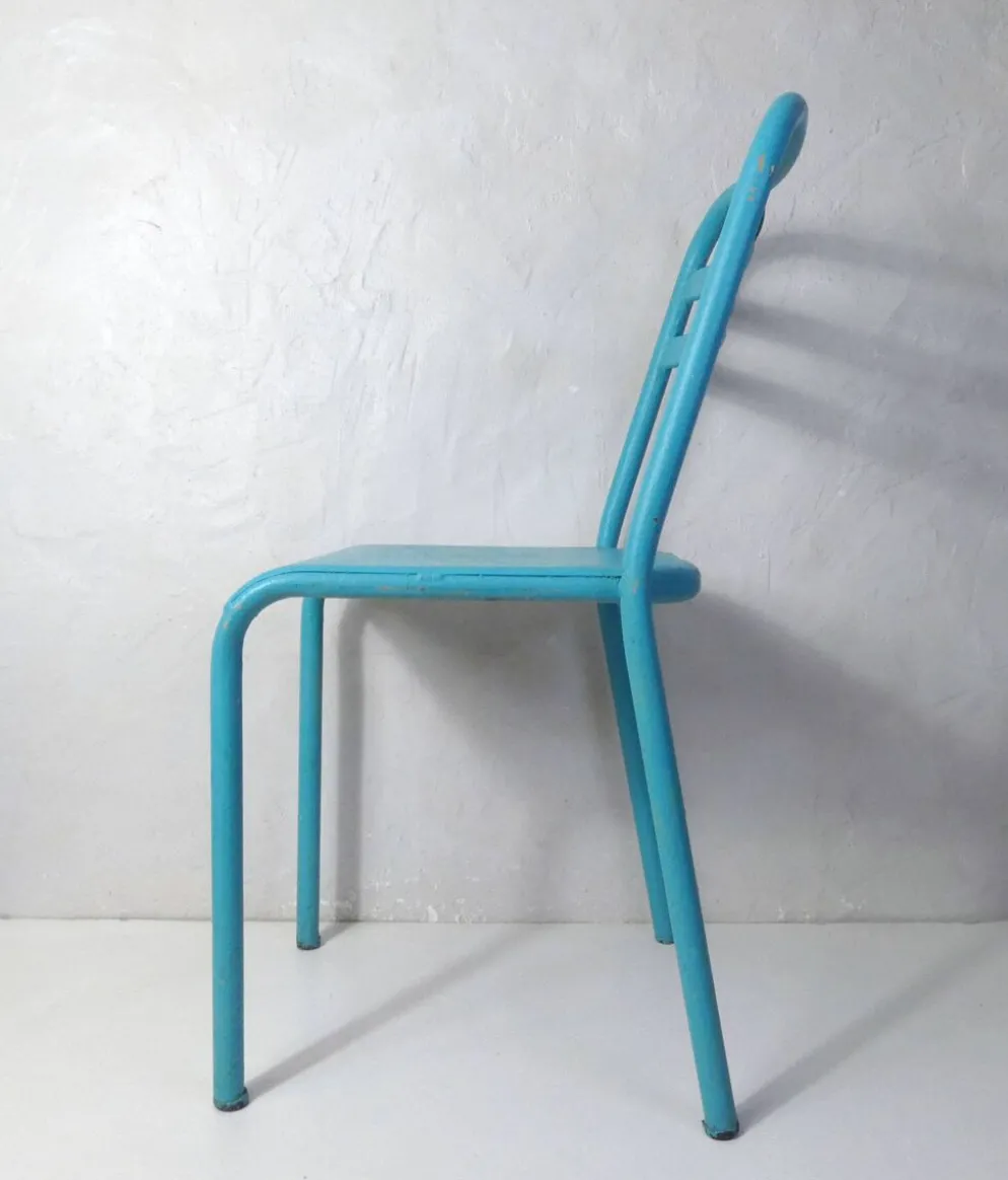 Ancienne chaise de jardin Tolix