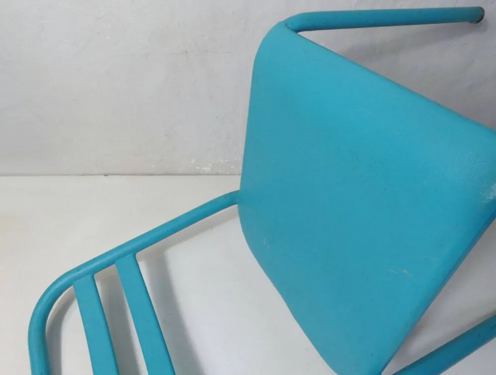 Ancienne chaise de jardin Tolix