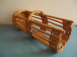 ancienne claie pain osier panier déco vintage wicker bread rack basket