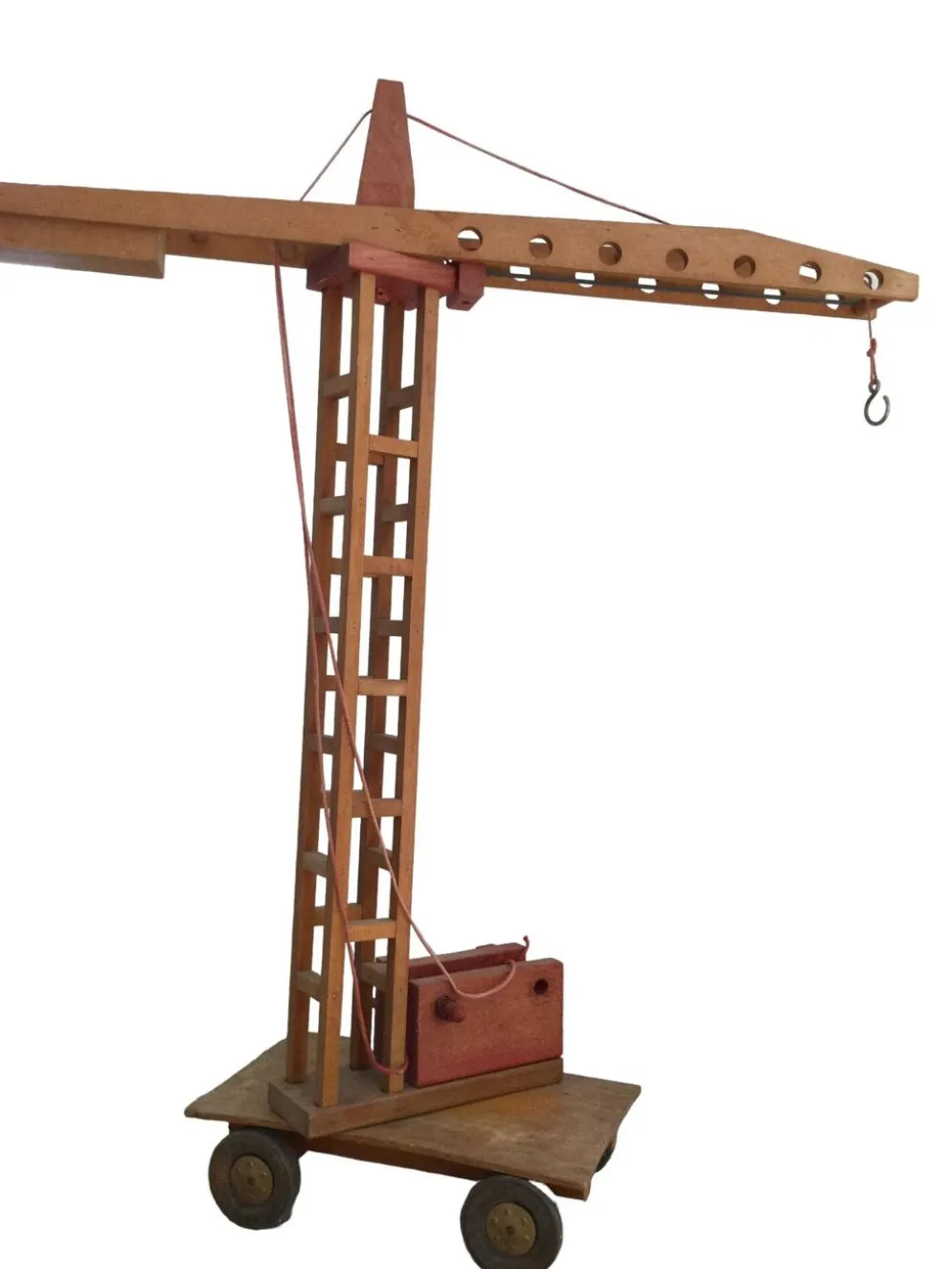Ancienne grue en bois Dejou