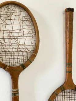 Ancienne paire de raquette de tennis vintage