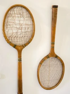 Ancienne paire de raquette de tennis vintage