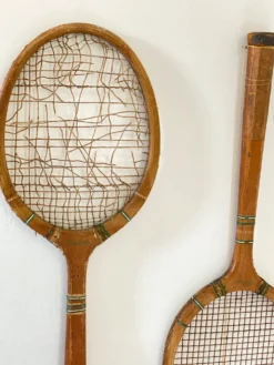 Ancienne paire de raquette de tennis vintage