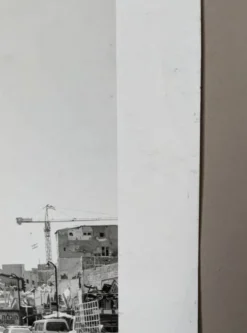Ancienne photographie " l'horloge de Yaffo" noir et blanc papier numéroté