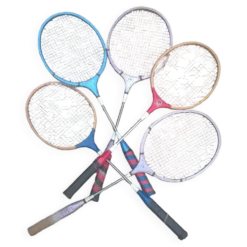ancienne raquette badminton