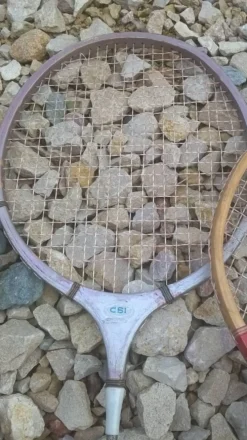 ancienne raquette badminton