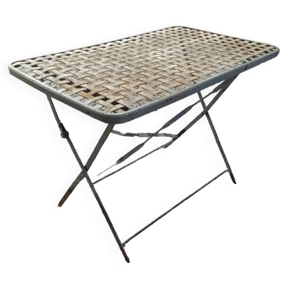 Ancienne table de jardin pliante