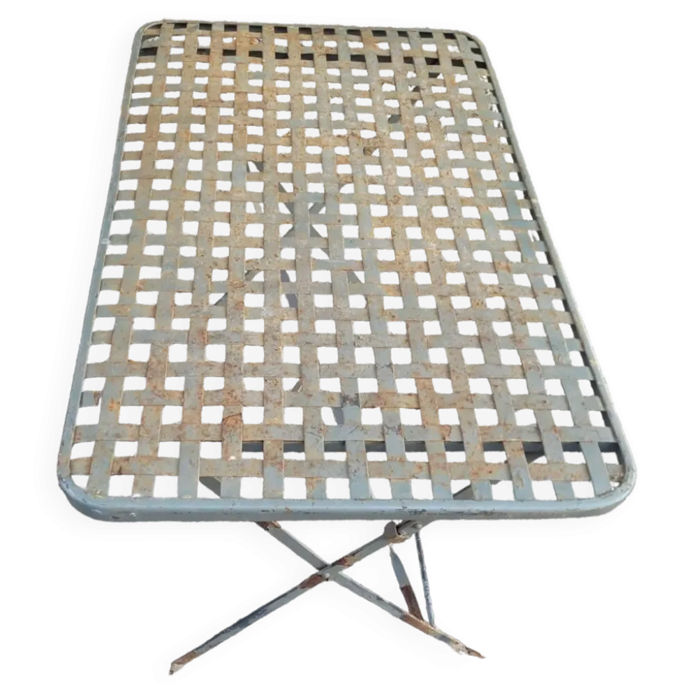 Ancienne table de jardin pliante