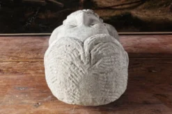 Ancienne tête de Christ de Vézelay en pierre reconstituée